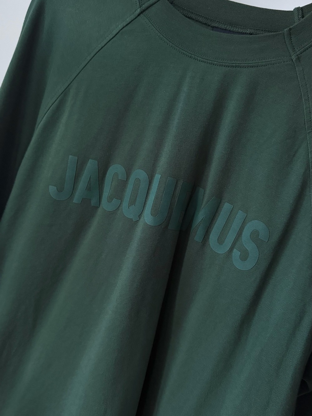 Jacquemus Forest Green Logo Pullover